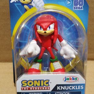 Sonic The Hedgehog Knuckles 2.5” Action Figure - Jakks - Brand New